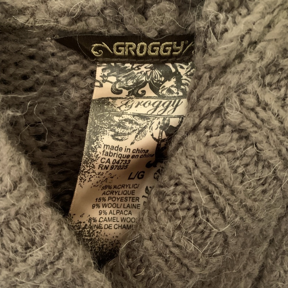 Cozy Brown Cable Knit Cardigan - Picture 11 of 15